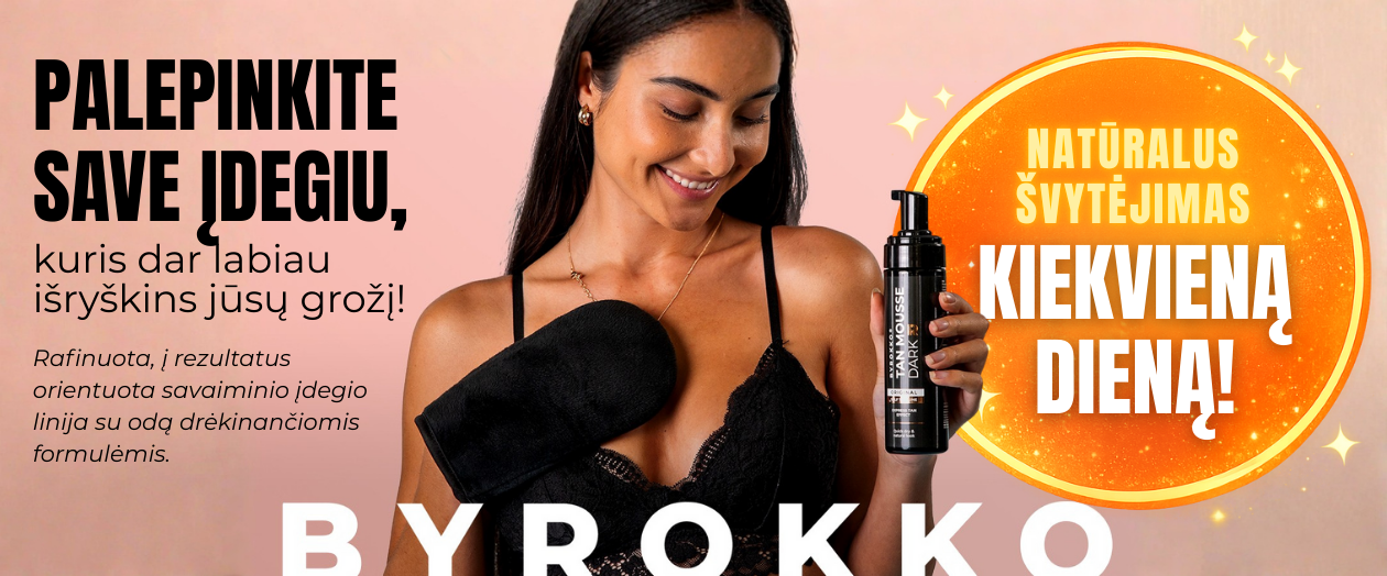 multum, byrokko, savaiminio įdegio produktai