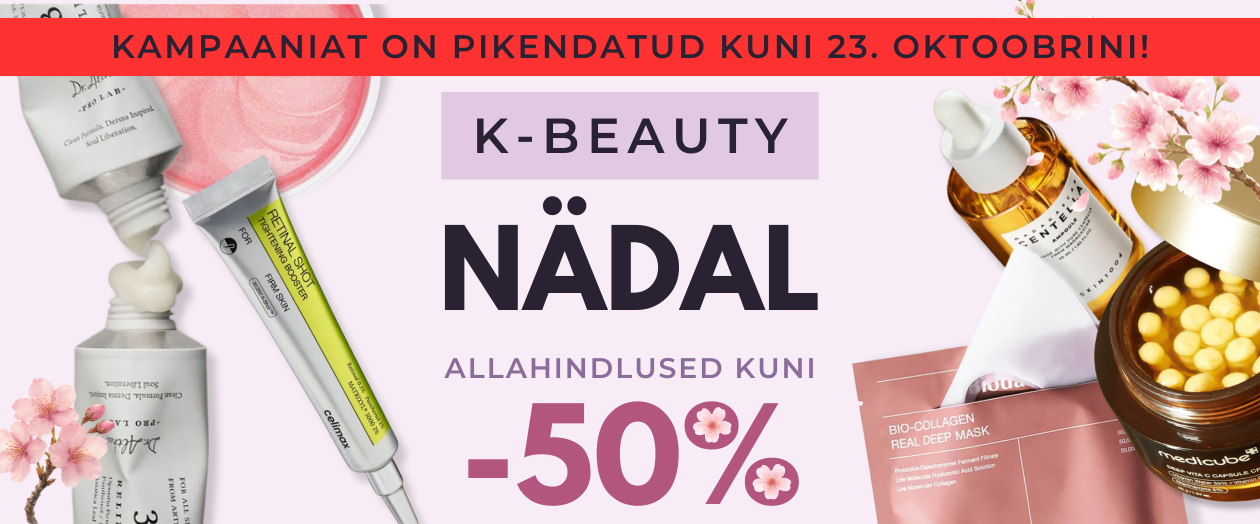 MULTUM, Korea kosmeetika, Medicube, Dr Althea, Skin1004, Heimish, Celimax, Numbuzin, Cosrx, Anua, Seulix, Biodance, Centellian24, Manyo, Beauty Of Joseon, Sungboon, allahindlused, kampaaniad