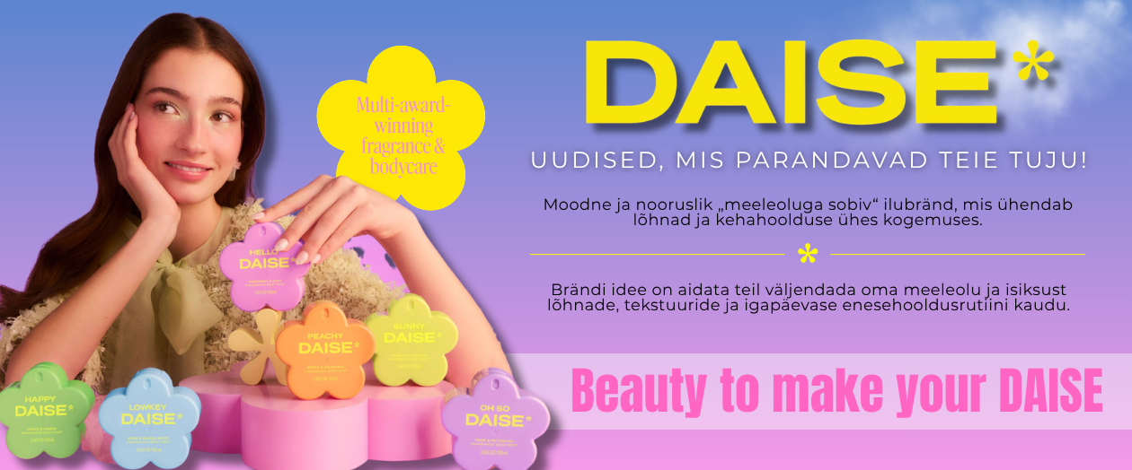 MULTUM, Daise Beauty, parfüümid, dušivaht, hügieenitooted