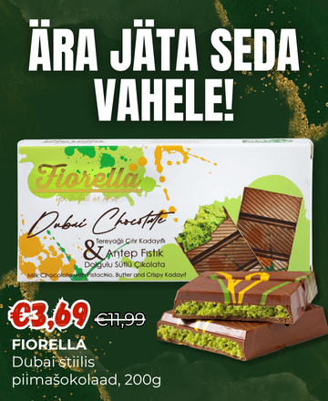MULTUM, Fiorella, Dubai šokolaad, allahindlused, kampaaniad