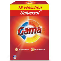 Gama Vizir universāls veļas mazgāšanas pulveris 1.17kg | Multum