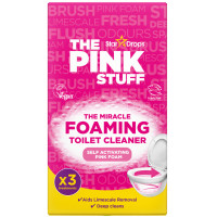 Pink Stuff vahutav WC-poti puhastusvahend - pulber 3x100g | Multum
