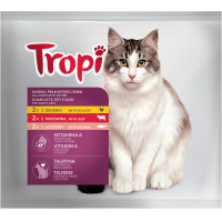 Valik troopilist märgtoitu kassidele - veiseliha, linnuliha, lõhe 6x100g | Laravel