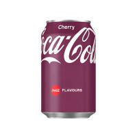 COCA-COLA Vyšnių gazuotas gėrimas, 330ml skardinėje | Multum
