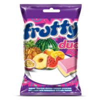TAYAS Fruity Duo karamelės su arbūzų ir tropinių vaisių skoniais 200g | Multum