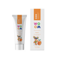 WOOM Kids Peach dantų pasta 3-8g 50ml | Multum