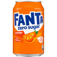 FANTA Zero Orange, 330ml purgis | Multum