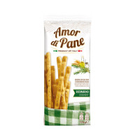 AMOR DI PANE Grissini maizes stienīši Rosmarino 125g | Multum