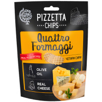 PIZZETTA LAASTUD Quattro Formaggi leivasnäkk 70g | Multum