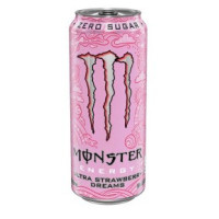 MONSTER Zero Ultra Strawberry Dreams enerģijas dzēriens 500ml | Multum