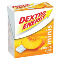 DEXTRO ENERGY mini pastilės su persikų skoniu ir vitaminu C 50g | Multum