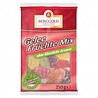 BERGGOLD įvairių vaisių marmeladas 250g | Multum
