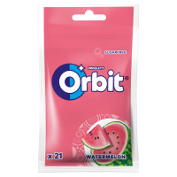 ORBIT Arbūzų kramtomoji guma, paketėlyje 29g | Multum