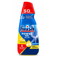 FINISH Allin1 Max Power Lemon mazgāšanas gēls trauku mašīnām (50x) 1L | Multum