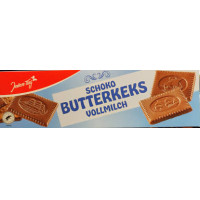 JEDEN TAG sviestiniai sausainiai su pieniško šokolado glajumi 125g | Multum