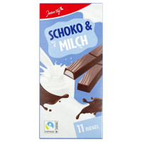 JEDEN TAG šokolādes batoniņi ar piena krēma pildījumu 200g | Multum