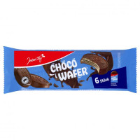 JEDEN TAG Choco Wafer vafeles šokolādes glazūrā 144g | Multum