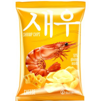 SHRIPS krevečių užkandis su sūrio skoniu 50g | Multum
