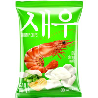 SHRIPS krevettide suupiste küüslaugukreemi maitsega 50g | Multum