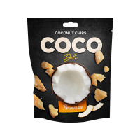 COCO DELI kokosriekstu čipsi ar Parmas siera garšu 30g | Laravel