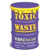 TOXIC WASTE Purple Drum skābās konfektes 42g | Multum