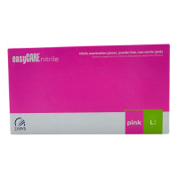 EASYCARE Nitriilkindad ilma puudrita, roosa, L, 100tk | Multum