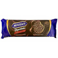 MCVITIES Digestives sausainiai su juoduoju šokoladu 150g | Multum