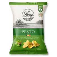 Lucien Classic bulvių traškučiai su pesto skoniu 125g | Multum
