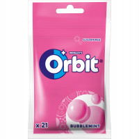 ORBIT BUBBLEMINT kramtomoji guma, paketėlyje 29g | Multum
