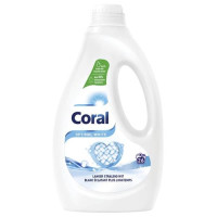 CORAL Optimal White veļas mazgāšanas līdzeklis baltai veļai (26x) 1,17L | Multum
