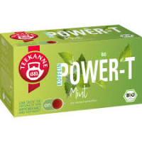 TEEKANNE Power-T-Mint piparmētru tēja ar kofeīnu (18) 40.5g | Multum
