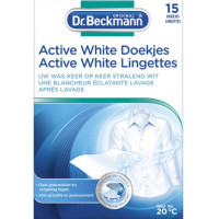 DR. BECKMANN Active-White skalbinių balinimo servetėlės 15vnt | Multum