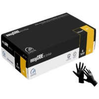 EASYCARE pirštinės be nitrilo miltelių, juodos, M, 100vnt | Multum