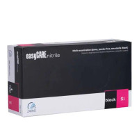 EASYCARE pirštinės be nitrilo miltelių, juodos, S, 100vnt | Laravel