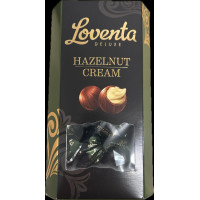 LOVENTA pralinee, šokolaadikommid sarapuupähklikreemiga Deluxe 130g | Multum