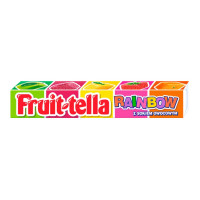 FRUITELLA Rainbow košļājamās konfektes 41g | Multum