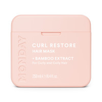 MONDAY Curl Restore + Bamboo Extract matu maska cirtainiem un sprogainiem matiem 250ml | Multum