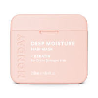 MONDAY Deep Moisture + Keratin matu maska sausiem un bojātiem matiem 250ml | Multum