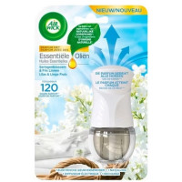 AIR WICK Essential Oils elektriskais gaisa atsvaidzinātājs ar ceriņziedu aromātu 19ml | Multum