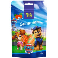 MINI PIXI 4D Paw Patrol apelsini tarretise kommid 125g | Multum