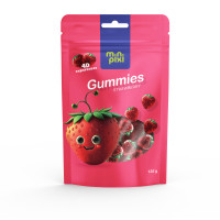 MINI PIXI 4D braškių želė saldainiai 125g | Multum