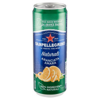 SAN PELLEGRINO kartusis apelsinas skardinėje, 330 ml | Multum