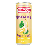 MAAZA Bananų sulčių gėrimas, skardinė 330ml | Multum