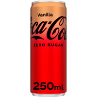 COCA-COLA Zero vanilė, konservuota 250ml | Multum