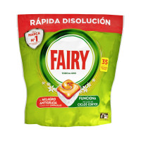 FAIRY All in 1 oranžinė indų plovimo kapsulė 35vnt | Multum