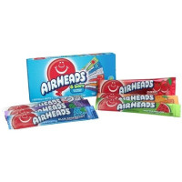 AIRHEADS Six Sour Bars Mix kramtomieji saldainiai 93.6g | Multum