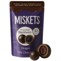 MISKETS Pieninio šokolado dražė su liofilizuotomis gervuogėmis 80g | Multum