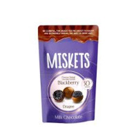 MISKETS Pieninio šokolado dražė su liofilizuotomis gervuogėmis 80g | Multum