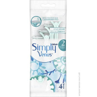 GILLETTE Simply Venus 2 Aloe Vera vienreizlietojami skuvekļi 4gab | Multum