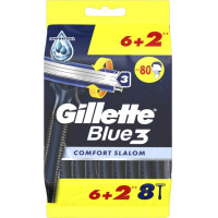 GILLETTE Blue 3 Comfort Slaalom ühekordsed pardlid 8tk | Multum